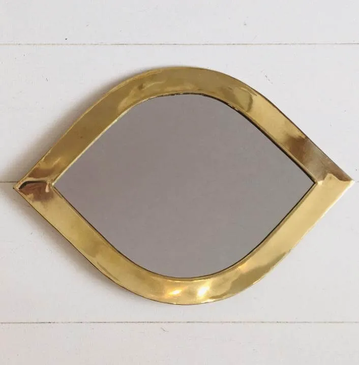 Miroir marocain œil protecteur en laiton fait main